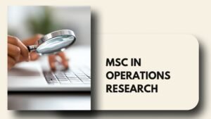 msc in operations research