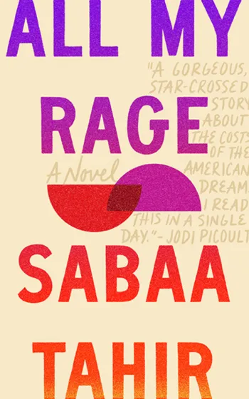 a book cover with text - All My Rage