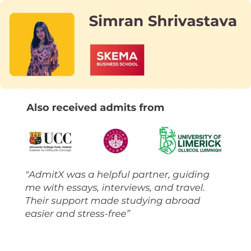 Simran Srivastava testimonial