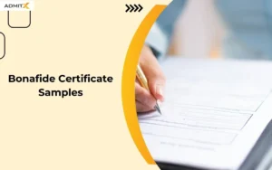 Bonafide Certificate Samples