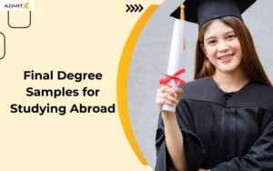 Final Degree Samples for Studying Abroad