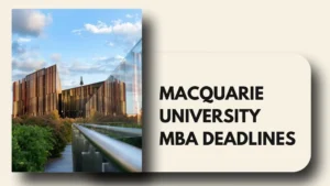 Macquarie University MBA Deadlines