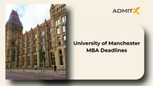 University of Manchester MBA Deadlines