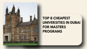 cheapest universities in dubai